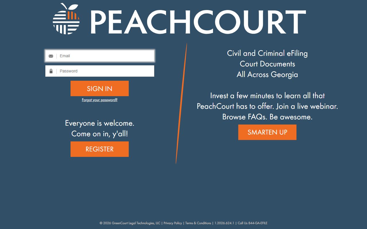 Charlton County court records PeachCourt portal