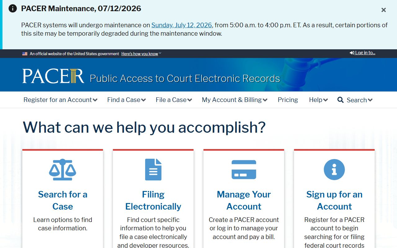 Charlton County Superior Court records and PACER federal docket access